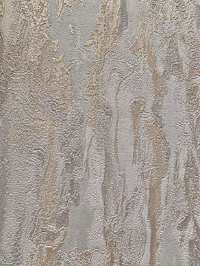Виниловые обои на флизелиновой основе Decori&Decori Carrara 2 83696 Золотой Штукатурка, Италия