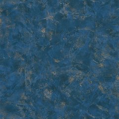 Вінілові шпалери на флізеліновій основі Caselio Patine 2 100226520 Синій Штукатурка, Франція