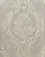 Вінілові шпалери на флізеліновій основі Wallife Onyx WR4915 Сірий Дамаск, Китай