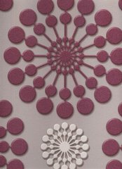 Вінілові шпалери на паперовій основі D.D.D. Limonta 28323, Фиолетовый, Італія