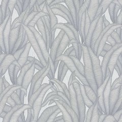 Вінілові шпалери на флізеліновій основі Erismann Fashion for Walls 4 12181-31 Сірий Листя
