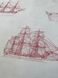 Виниловые обои на флизелиновой основе Casadeco Baltic BTI29268122 Красный Корабли, Франция
