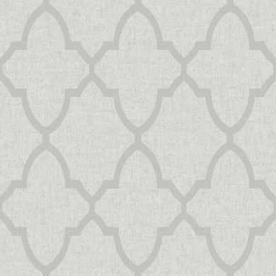 Вінілові шпалери на флізелиновій основі Grandeco Tempus FI 2104 Серый Геометрия, Сірий, Бельгія