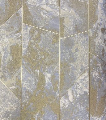Вінілові шпалери на флізеліновій основі Decori&Decori Carrara 2 83645 Золотий Геометрія, Італія