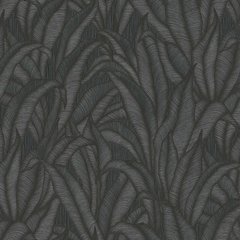 Виниловые обои на флизелиновой основе Erismann Fashion for Walls 4 12181-15 Серый Листья