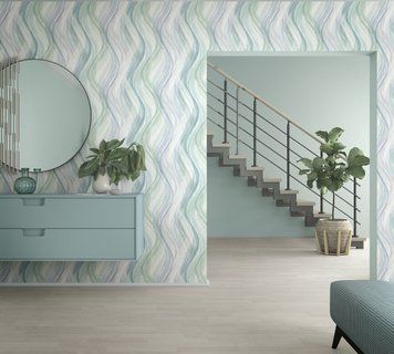 Вінілові шпалери на флізеліновій основі Marburg Shades 32444, Голубой, Німеччина