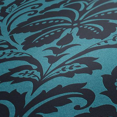 Вінілові шпалери на флізеліновій основі AS Creation Attractive 36910-5 Блакитний Гобелен, Німеччина