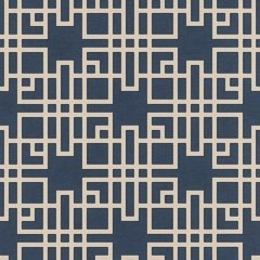 Виниловые обои на флизелиновой основе Rasch Kimono 409253, Синий