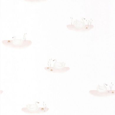Вінілові шпалери на флізеліновій основі Casadeco Rose & Nino RONI85494251, Белый, Франція