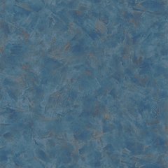 Виниловые обои на флизелиновой основе Caselio Patine 2 103686689 Синий Штукатурка, Франция