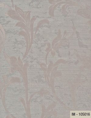 Виниловые обои на бумажной основе Portofino Imperia 105016 Серый Вензель, Серый