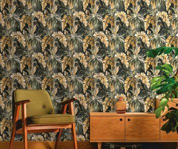 Виниловые обои на флизелиновой основе Essentials Decoprint EE22530, Черный, Бельгия