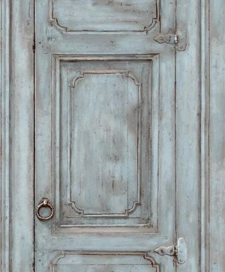Вінілові шпалери на флізеліновій основі Ugepa Home  L11711 Бірюзовий Двері, Франція