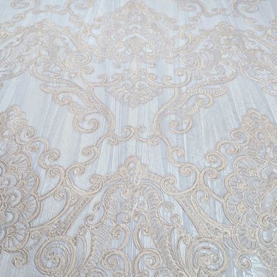 Вінілові шпалери на флізеліновій основі Emiliana Parati Blumarine № 3 26020 Блакитний Вензель (70 см)