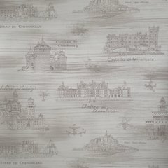 Вінілові шпалери на паперовій основі Limonta Gardena 51901 Бежевий Архітектура