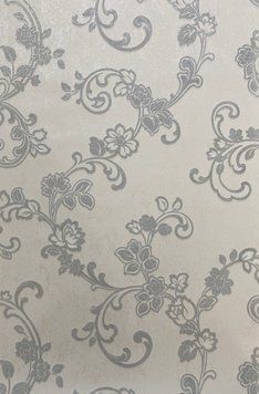 Вінілові шпалери на флізеліновій основі Grandeco Opportunity Wallcoverings Q0001 Білий Квіти