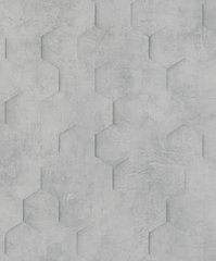 Виниловые обои на флизелиновой основе Marburg Loft Superior 34110 Серый Геометрия, Серый