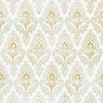 Виниловые обои на флизелиновой основе Parato I Damaschi 23635, Зеленый, Италия