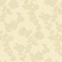 Вінілові шпалери на флізеліновій основі AdaWall Signature 1010-2 Кремовий Квіти
