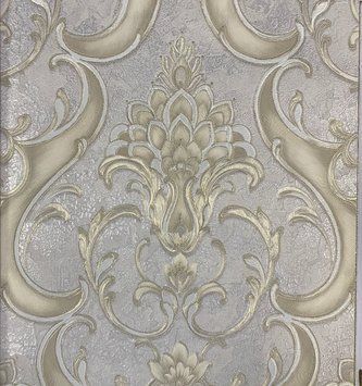 Вінілові шпалери на флізеліновій основі Decori&Decori Damasco Reale 73401 Бежевий Вензель
