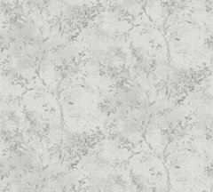 Вінілові шпалери на флізеліновій основі AS Creation Della Natura 39677-4 Сірий Листя