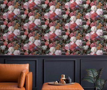 Виниловые обои на флизелиновой основе Essentials Decoprint EE22539, Красный, Бельгия