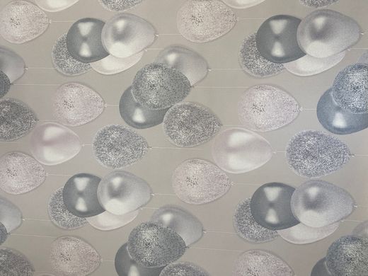 Вінілові шпалери на флізеліновій основі A.S.Creation Happy 37150-1 Сірий Кульки (1 метр)