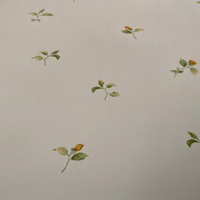 Виниловые обои на бумажной основе Limonta Gardena 52714 Зеленый Розы