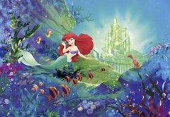 Фотообои на бумажной основе Komar Disney 8-4021 Ariel's Castle