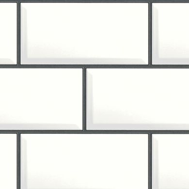 Вінілові шпалери на флізеліновій основі A.S.Creation My Home. My Spa 38357-2 Білий Плитка, Белый, Німеччина