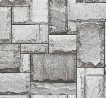 Вінілові шпалери на флізеліновій основі Yuanlong Piedra 22-013, Сірий, Китай