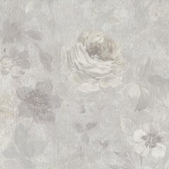 Виниловые обои на флизелиновой основе A.S.Creation Perfect 38752-4 Серый Цветы, Серый
