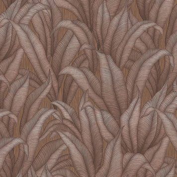 Виниловые обои на флизелиновой основе Erismann Fashion for Walls 4 12181-48 Коричневый Листья
