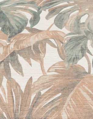 Виниловые обои на флизелиновой основе Erismann Forest Dreams 12265-11 Терракотовый Листья (1 метр)