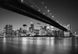 Фотообои на стену : Ночной город, Бруклинский мост Нью-Йорк №140