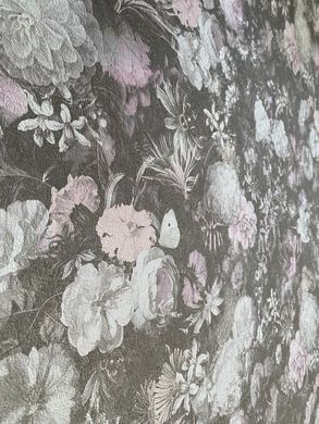 Вінілові шпалери на флізеліновій основі A.S.Creation Impression 38004-1 Сірий Квіти (106см), Німеччина