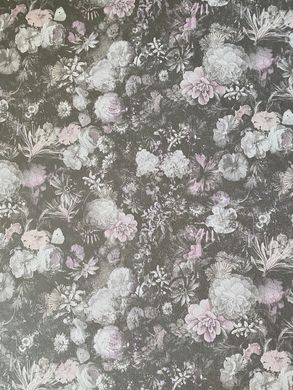 Вінілові шпалери на флізеліновій основі A.S.Creation Impression 38004-1 Сірий Квіти (106см), Німеччина
