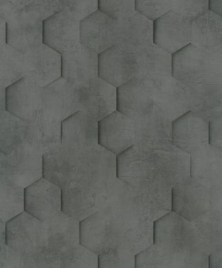Виниловые обои на флизелиновой основе Marburg Loft Superior 34111 Черный Геометрия, Черный, Германия