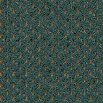 Виниловые обои на флизелиновой основе Erismann Elle Decoration 4 12220-19 Зеленый Абстракция