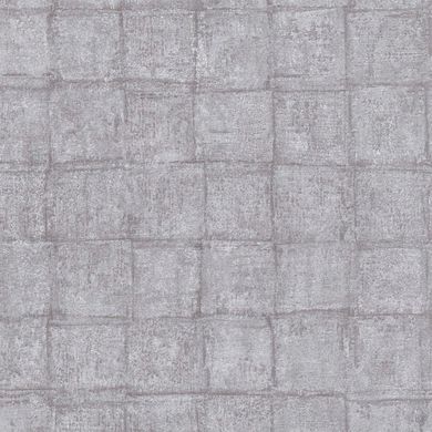Вінілові шпалери на флізеліновій основі Marburg Casual 30413 Сірий Квадрати
