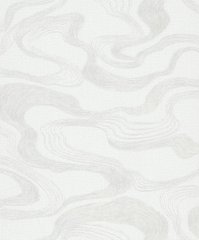 Виниловые обои на флизелиновой основе Marburg Kumano 34584 Белый Абстракция