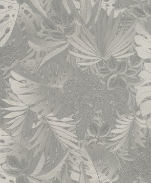 Виниловые обои на флизелиновой основе Marburg Botanica 33002, Серый, Германия