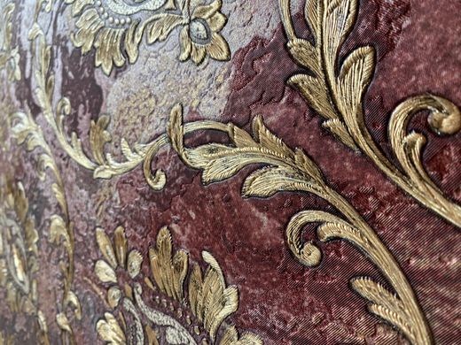 Вінілові шпалери на флізеліновій основі Decori&Decori Carrara 2 83617 Червоний Візерунок, Італія