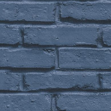 Вінілові шпалери на флізеліновій основі AS Creation Attractive 35856-1 Блакитний Під цеглу, Німеччина