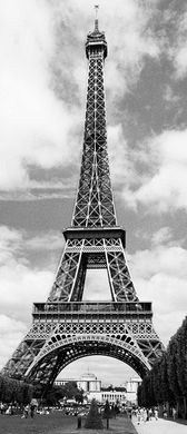 Фотошпалери на дверь: город Париж, Эйфелева башня №524