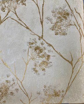 Виниловые обои на флизелиновой основе Decori&Decori Damasco Reale 73419 Бежевый Ветки
