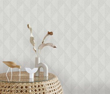 Виниловые обои на флизелиновой основе Erismann Fashion for Walls 5 12252-31 Серый Полоса (1 метр)