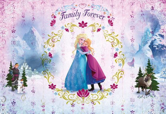 Фотошпалери на паперовій основі Komar Disney 8-479 Frozen Family Forever