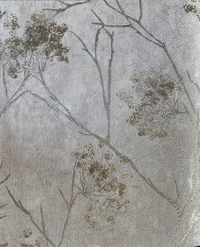 Виниловые обои на флизелиновой основе Decori&Decori Damasco Reale 73420 Бежевый Ветки