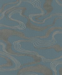 Виниловые обои на флизелиновой основе Marburg Kumano 34588 Синий Абстракция, Германия